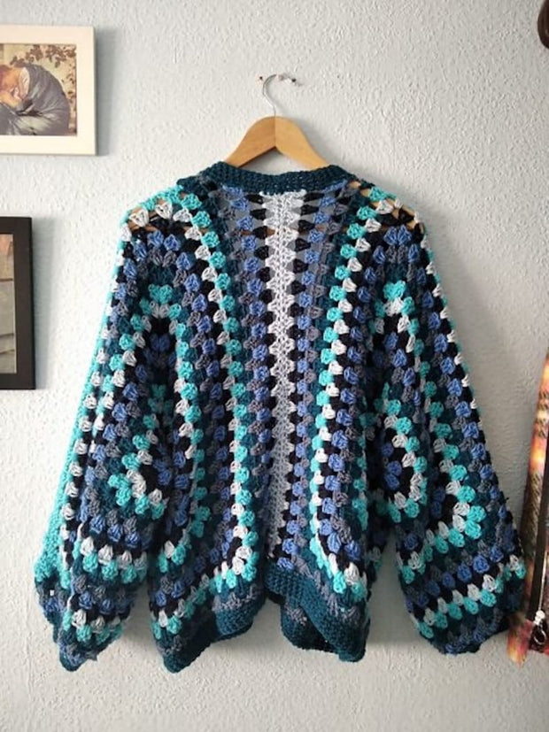 Cardigan hexagon Crochet pattern