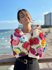 Rose sweater garden pattern