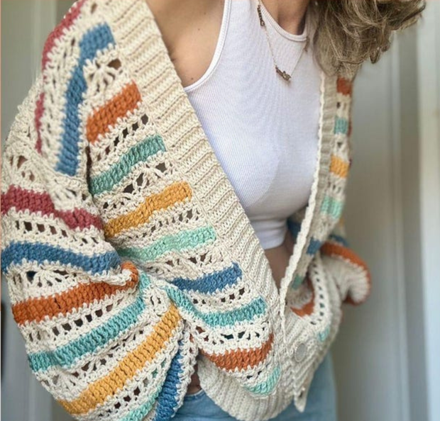 Lisia Cardigan Crochet Pattern