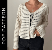 Cotton Cardi crochet pattern