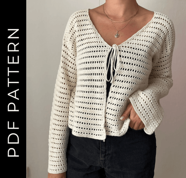 Cotton Cardi crochet pattern