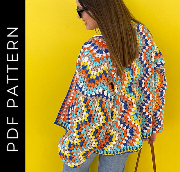 Cardigan Hilos crochet pattern