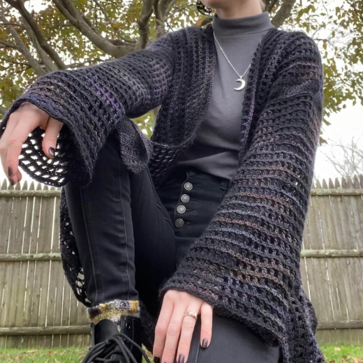 The Void Cardigan crochet pattern