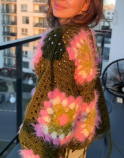 Granny Square Cardigan Crochet Pattern