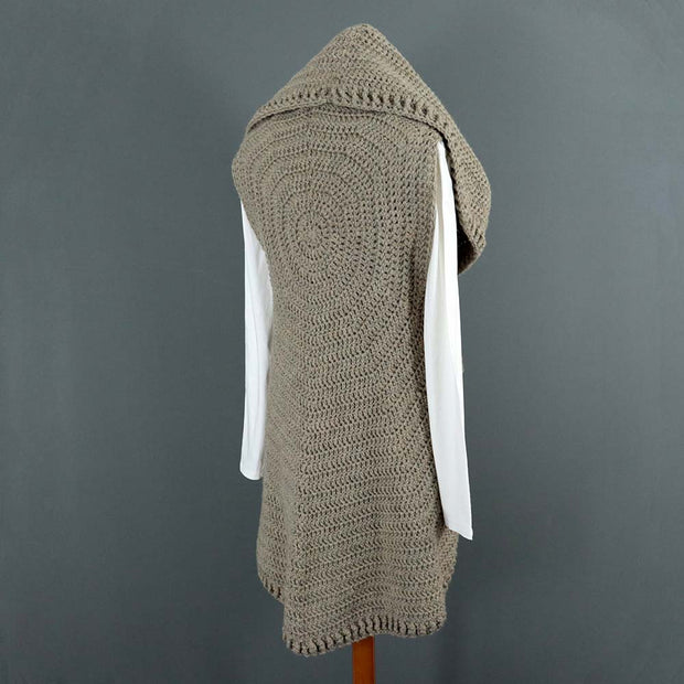 Simplicity Round Cardigan Crochet Pattern (S - 5XL)