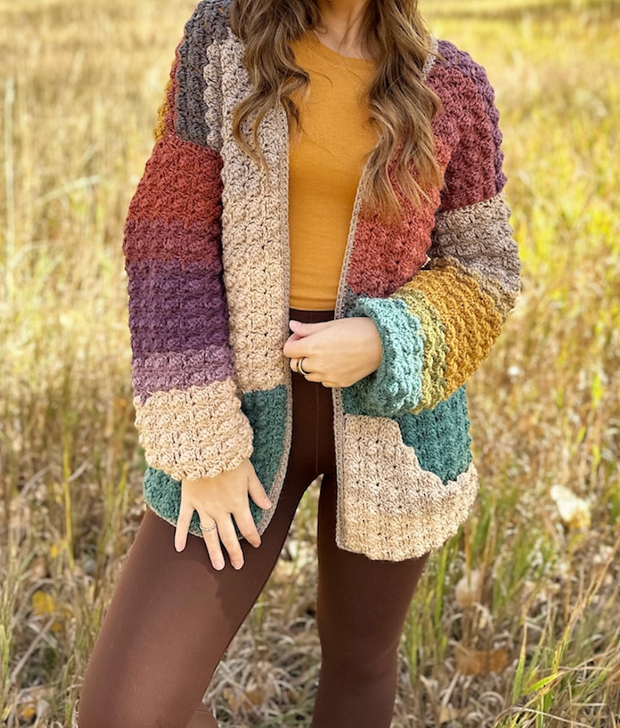 The Echoes Cardigan crochet pattern