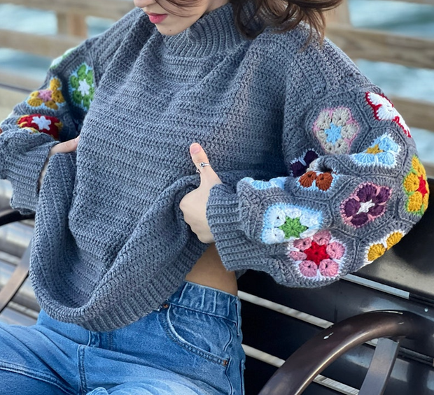 Blooming Dream Sweater Crochet Pattern