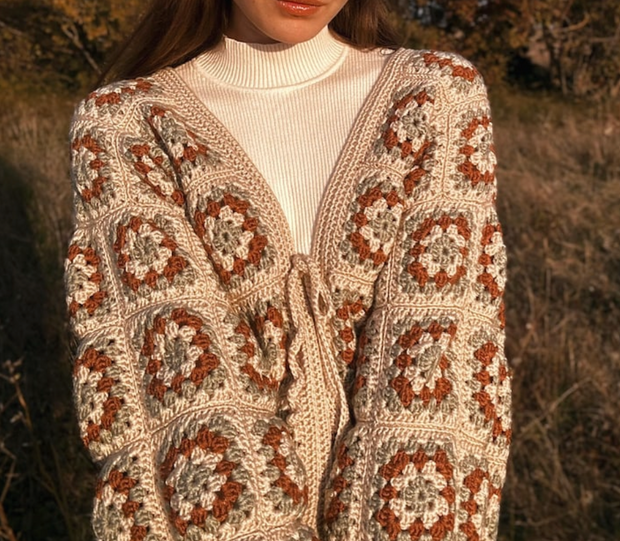 Sunset Grannies crochet pattern