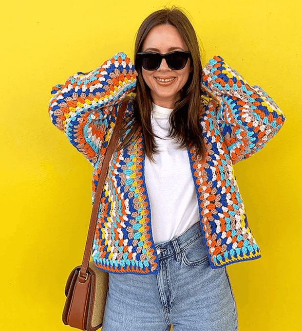 Cardigan Hilos crochet pattern