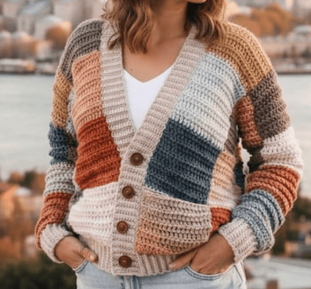 Nilla Colors Cardigan Crochet Pattern
