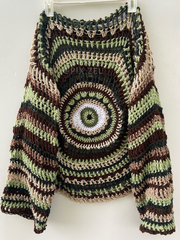 Eye Sweater crochet pattern