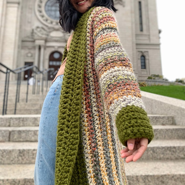 Long cardigan Crochet Pattern