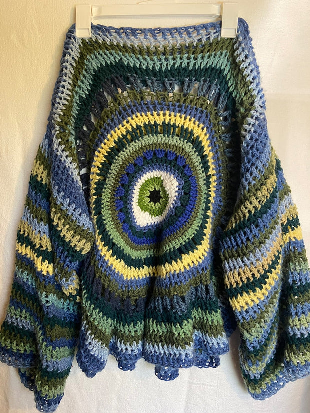 Eye Sweater crochet pattern