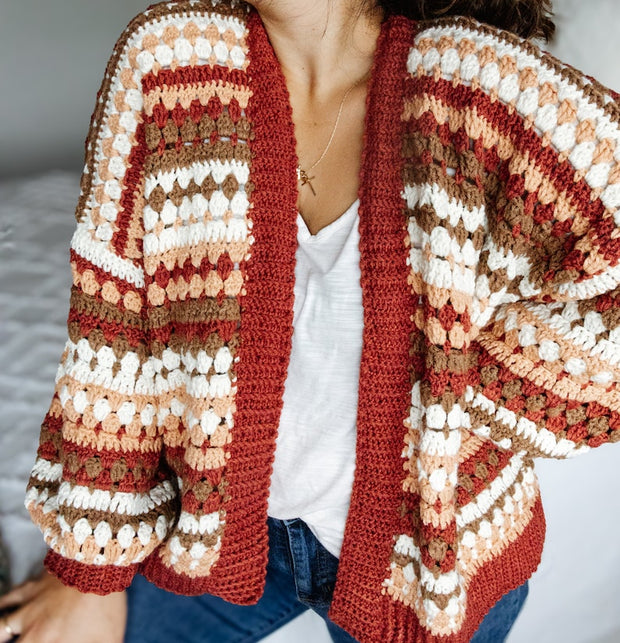 kabiWeave Cardigan crochet pattern