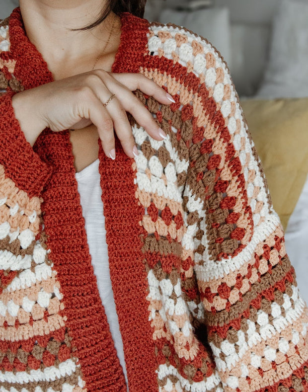 kabiWeave Cardigan crochet pattern