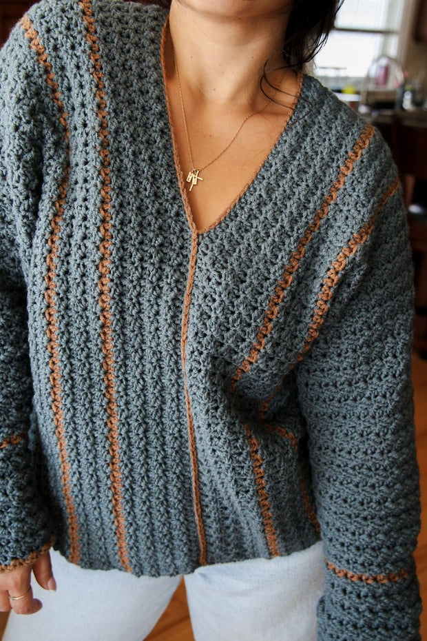 Springtide Crochet Sweater crochet pattern