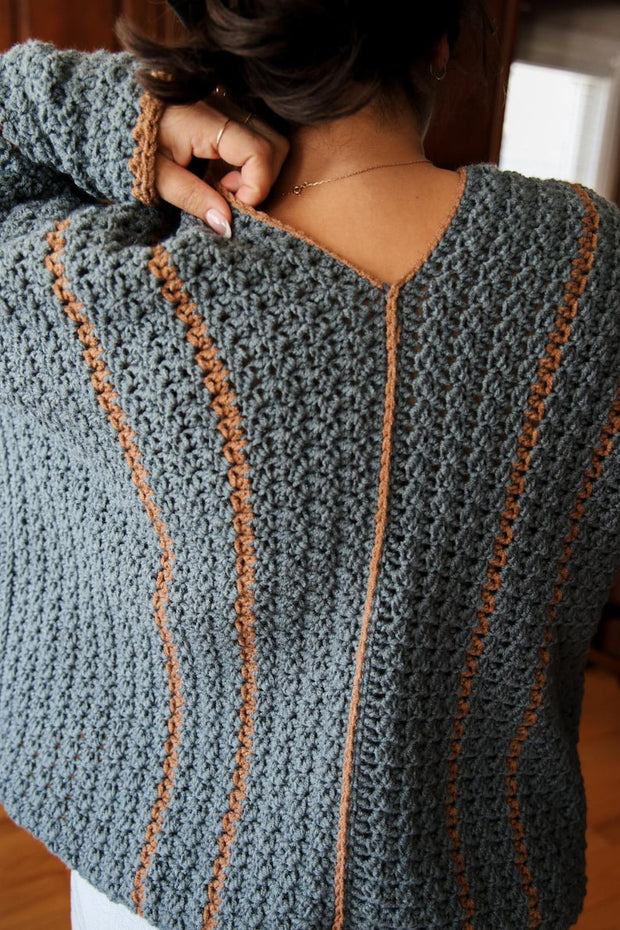 Springtide Crochet Sweater crochet pattern